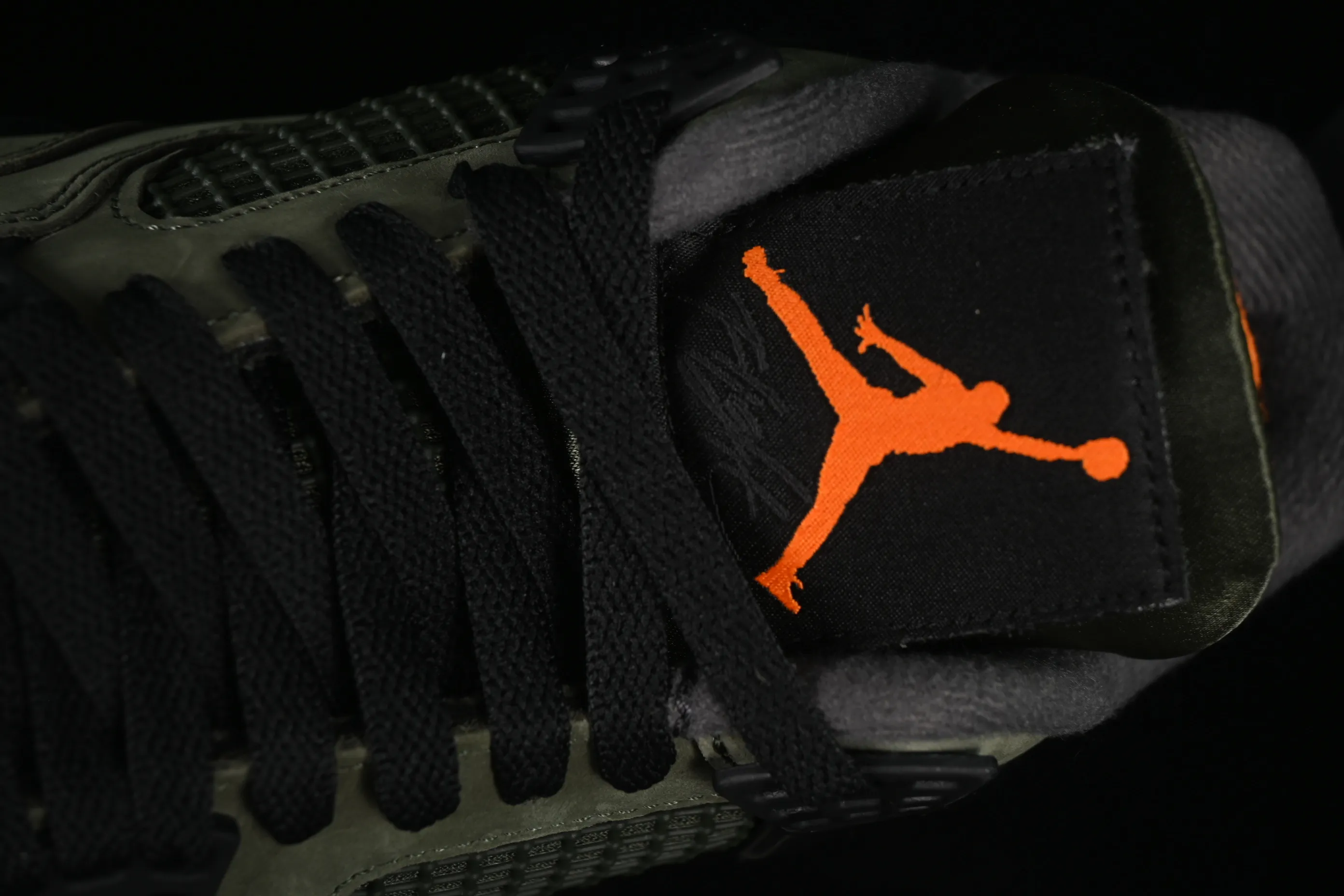 All categories Air Jordan Jordan series basketball shoes Air Jordan 4 LJR version Undefeated x Air Jordan 4 OG AJ4 Joe 4 olive green suede IB1519-200